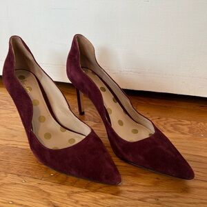 Boden suede high heels size 11